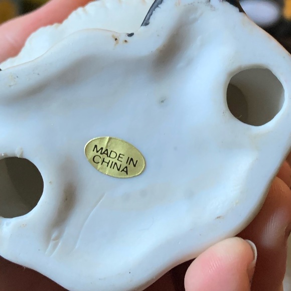 Vintage 7pc porcelain light village - Picture 5 of 10